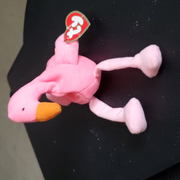 Ty Other - 💙 4/$20  Ty teenie beanie baby Pinky flamingo w/Tag